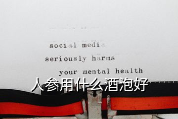 人參用什么酒泡好