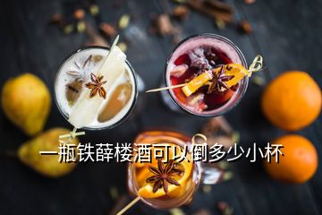 一瓶鐵薛樓酒可以倒多少小杯