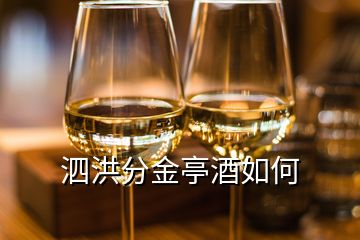 泗洪分金亭酒如何