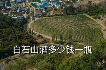 白石山酒多少錢(qián)一瓶