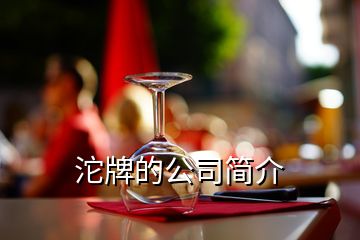 沱牌的公司簡介