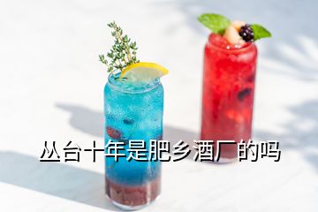 叢臺(tái)十年是肥鄉(xiāng)酒廠的嗎