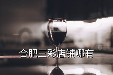 合肥三彩店鋪哪有