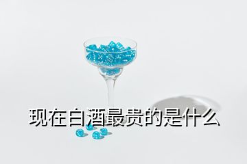 現(xiàn)在白酒最貴的是什么