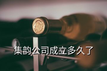 集韻公司成立多久了