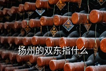 揚州的雙東指什么