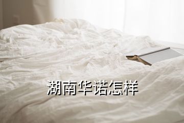 湖南華諾怎樣