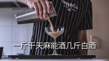 一斤干天麻能酒幾斤白酒