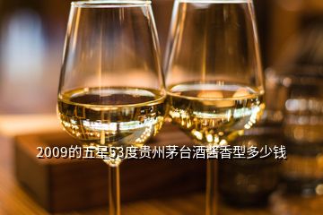 2009的五星53度貴州茅臺酒醬香型多少錢