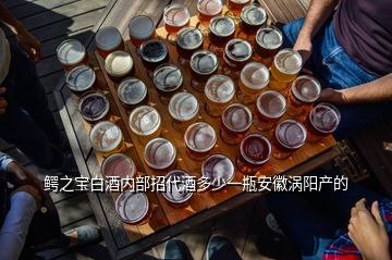 鱷之寶白酒內(nèi)部招代酒多少一瓶安徽渦陽產(chǎn)的