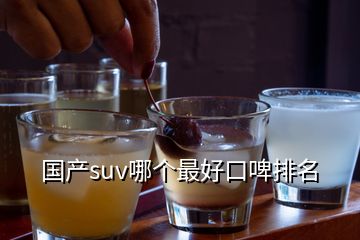 國(guó)產(chǎn)suv哪個(gè)最好口啤排名