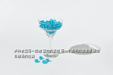 瀘州老窖有一款酒 藍(lán)色的瓷瓶 帶一個透明的玻璃罩 很像五糧液的包裝