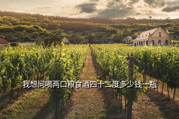 我想問(wèn)喝兩口糧食酒四十二度多少錢(qián)一瓶