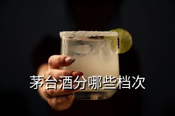 茅臺(tái)酒分哪些檔次