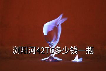 瀏陽(yáng)河42T6多少錢一瓶
