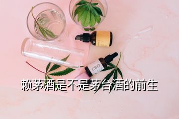 賴茅酒是不是茅臺(tái)酒的前生