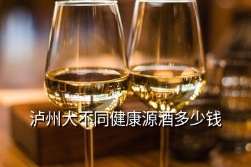 瀘州大不同健康源酒多少錢