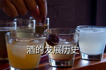 酒的發(fā)展歷史