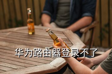 華為路由器登錄不了