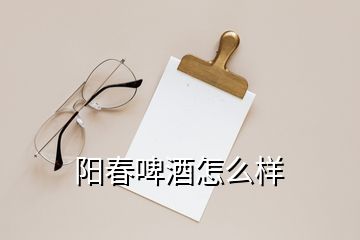 陽(yáng)春啤酒怎么樣