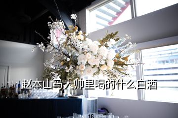 趙本山馬大帥里喝的什么白酒